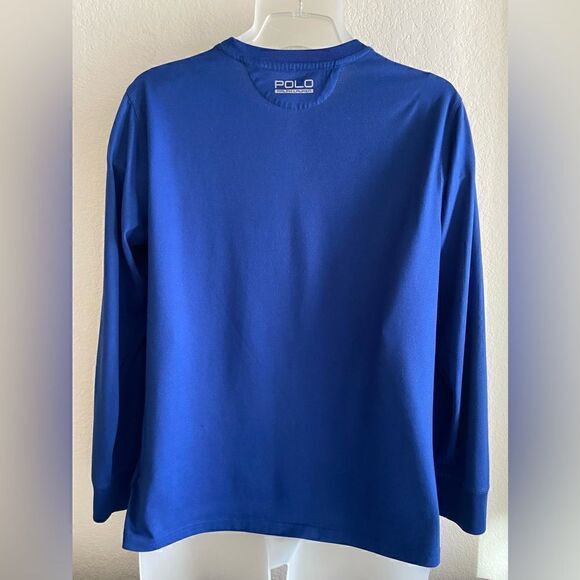 Polo Ralph Lauren Proformance Boys XL 18-20 Big Pony long sleeve T Royal Blue - Picture 2 of 9